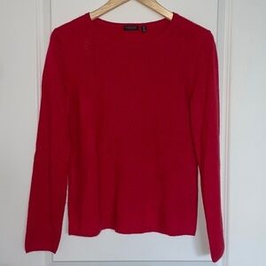 Madison Cashmere Women’s Crewneck Sweater Red M